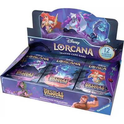 Disney Lorcana Ursulas Rückkehr - Booster Display - Kartenspiel Disney Lorcana Ursulas Rückkehr - Booster Display - Kartenspiel