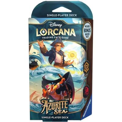 Disney Lorcana Azurite Sea Starter Deck - Card Game Disney Lorcana Azurite Sea Starter Deck - Card Game