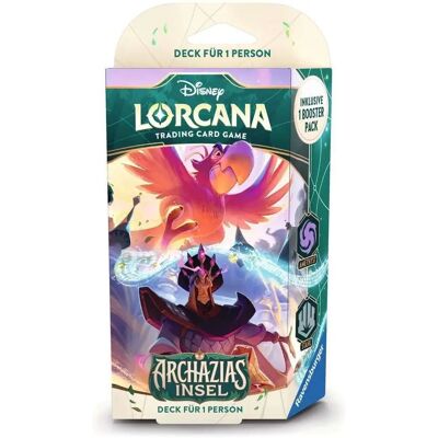 Disney Lorcana: Archazias Insel - Einzelspieler Deck Amethyst und Stahl - Spielkartenset Disney Lorcana: Archazias Insel - Einzelspieler Deck Amethyst und Stahl - Spielkartenset