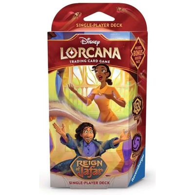 Ravensburger Disney Lorcana: Reign Of Jafar Starter Deck - Amber & Amethyst Ravensburger Disney Lorcana: Reign Of Jafar Starter Deck - Amber & Amethyst