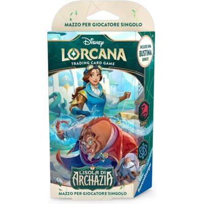 Deck di Avviamento Disney Lorcana - Isola di Archazia - Gioco di Carte Deck di Avviamento Disney Lorcana - Isola di Archazia - Gioco di Carte