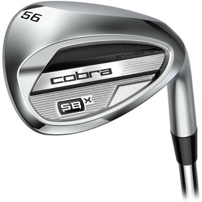 Cobra Snakebite-X Wedge, 12°, Sølv, Høyre, Stiv, 60°, Stål Cobra Snakebite-X Wedge, 12°, Sølv, Høyre, Stiv, 60°, Stål