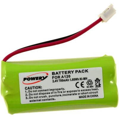 Baterie POWERY pro Siemens Gigaset A140 - Dobíjecí NiMH - 700mAh Baterie POWERY pro Siemens Gigaset A140 - Dobíjecí NiMH - 700mAh