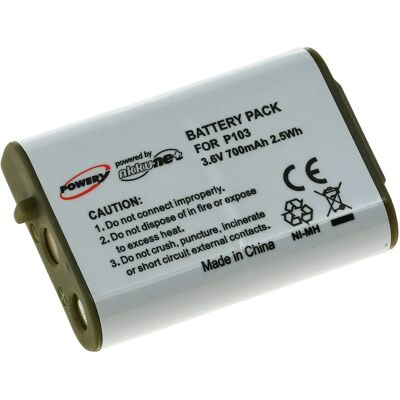 POWERY HHR-P103 Baterie - Nabíjecí 3,6V 700mAh NiMH POWERY HHR-P103 Baterie - Nabíjecí 3,6V 700mAh NiMH