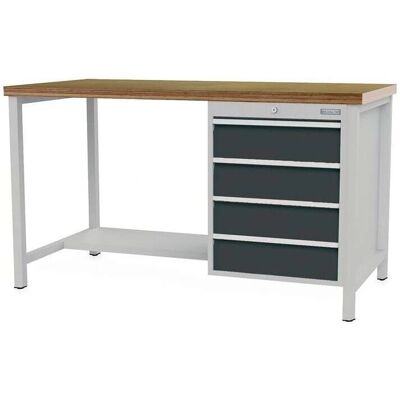 Mesa de trabajo gris claro Bedrunka+hirth - Work Table Mesa de trabajo gris claro Bedrunka+hirth - Work Table