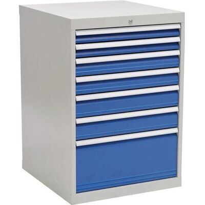 Armario de acero gris/azul con aluminio - Capacidad 1500kg Armario de acero gris/azul con aluminio - Capacidad 1500kg