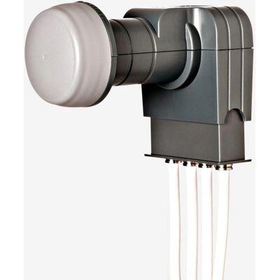 Fuba DEK 407 Quattro-LNB - 4 Satellites - 40mm - LNB - Gris - Type de produit: LNB - Publicité Fuba DEK 407 Quattro-LNB - 4 Satellites - 40mm - LNB - Gris - Type de produit: LNB - Publicité