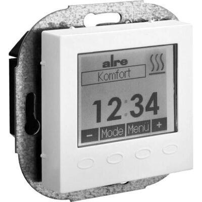 ALRE 55x55mm Raumtemperaturregler - Wochenuhr mit Programm ALRE 55x55mm Raumtemperaturregler - Wochenuhr mit Programm