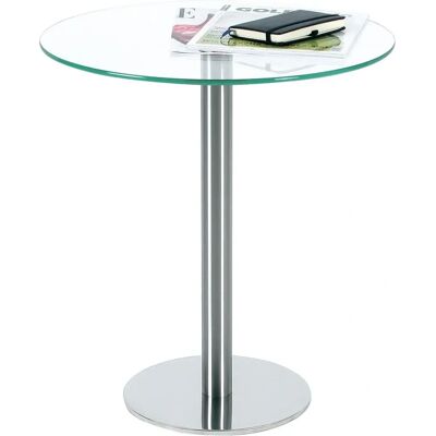 Table d'appoint ronde en acier inoxydable Certeo Ebinger Coutsch - Table d'appoint Table d'appoint ronde en acier inoxydable Certeo Ebinger Coutsch - Table d'appoint