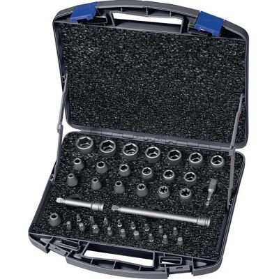 ASW 40-teiliger Steckschlüsselsatz - Sechskant, Torx, Phillips ASW 40-teiliger Steckschlüsselsatz - Sechskant, Torx, Phillips