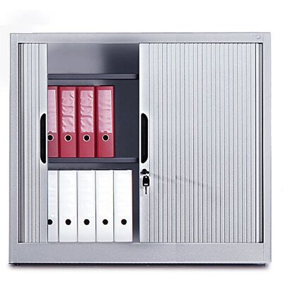 C+P Aluminium Weiß Horizontal Rollladenschrank - Stauraumlösung C+P Aluminium Weiß Horizontal Rollladenschrank - Stauraumlösung