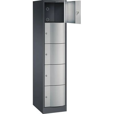 Armario de almacenamiento con cerradura C+P Resisto - 5 compartimentos Armario de almacenamiento con cerradura C+P Resisto - 5 compartimentos