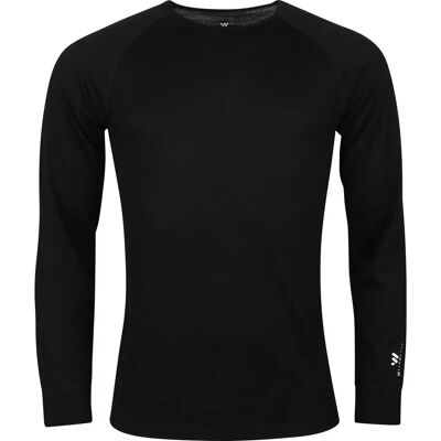 Witeblaze Schwarzes Merino Langarmshirt - Unisex Sportshirt Witeblaze Schwarzes Merino Langarmshirt - Unisex Sportshirt