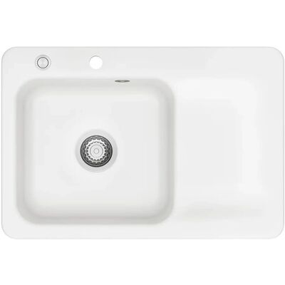 Systemceram - Keradomo Juna 75 - Linker Hebel - Spüle Systemceram - Keradomo Juna 75 - Linker Hebel - Spüle