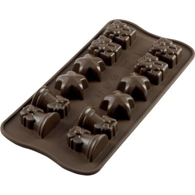 Silikomart 195040 Stampo per cioccolatini di Natale - Stampo Silikomart 195040 Stampo per cioccolatini di Natale - Stampo
