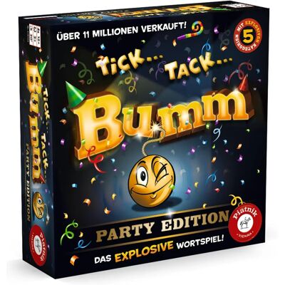 Piatnik 648366 - Tick Tack Bumm Édition Fête - Jeu de fête - Publicité Piatnik 648366 - Tick Tack Bumm Édition Fête - Jeu de fête - Publicité