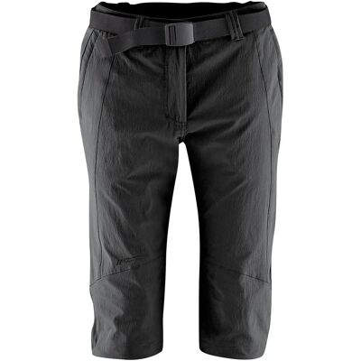 Maier Sports Kluane Women's Black Capri Pants - Outdoor Travel Wear Maier Sports Kluane Women's Black Capri Pants - Outdoor Travel Wear