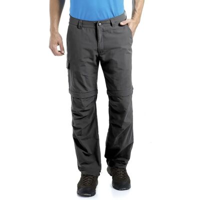 Maier Sports Trave Pantalones de senderismo con cremallera negra Maier Sports Trave Pantalones de senderismo con cremallera negra