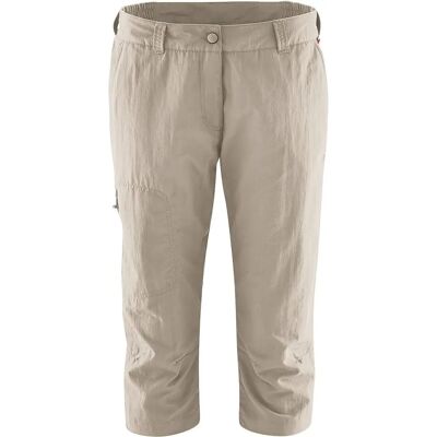 Maier Sports Neckar Beigefarbene Robust Wander-Caprihosen Maier Sports Neckar Beigefarbene Robust Wander-Caprihosen