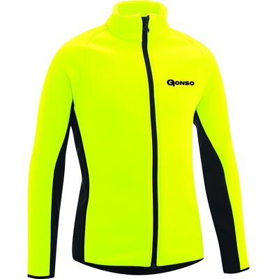 GONSO Moritz Jaune Néon Veste Imperméable pour Enfants - Veste GONSO Moritz Jaune Néon Veste Imperméable pour Enfants - Veste