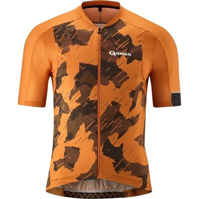 GONSO ARDOLE Orange Atmungsaktives Radtrikot - Jersey GONSO ARDOLE Orange Atmungsaktives Radtrikot - Jersey