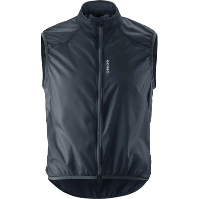 GONSO Consoné XXL Gilet de cyclisme bleu pour hommes - Publicité GONSO Consoné XXL Gilet de cyclisme bleu pour hommes - Publicité