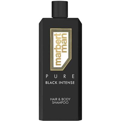 Marbert Homme Noir Pur Shampoo Intense pour Cheveux et Corps - Publicité Marbert Homme Noir Pur Shampoo Intense pour Cheveux et Corps - Publicité