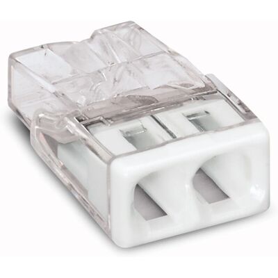 WAGO 2273-202 Divisor/Conector de cabos - Transparente - Branco - Componente elétrico WAGO 2273-202 Divisor/Conector de cabos - Transparente - Branco - Componente elétrico