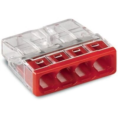 Wago 2273-204 Compact Wire Connector - 4 Poles Wago 2273-204 Compact Wire Connector - 4 Poles