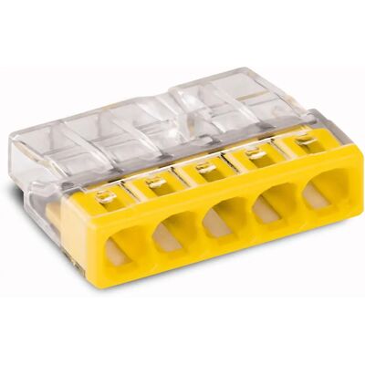 Wago 2273-205 Elektrisk Ledningsklemme - 5 Poler Wago 2273-205 Elektrisk Ledningsklemme - 5 Poler