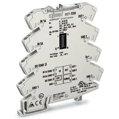 Wago 857-550 Elektrischer Relais - Stromwandler 0-1A/0-5A Wago 857-550 Elektrischer Relais - Stromwandler 0-1A/0-5A