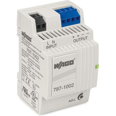 Wago 787-1002 Strömförsörjning - 24 V/DC, 2 Utgångar, 31.2 W Wago 787-1002 Strömförsörjning - 24 V/DC, 2 Utgångar, 31.2 W