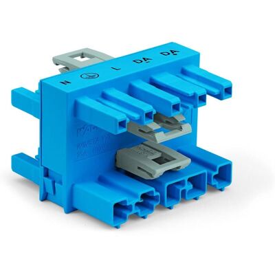 Conector eléctrico Wago 770-618 - 5 polos, azul Conector eléctrico Wago 770-618 - 5 polos, azul