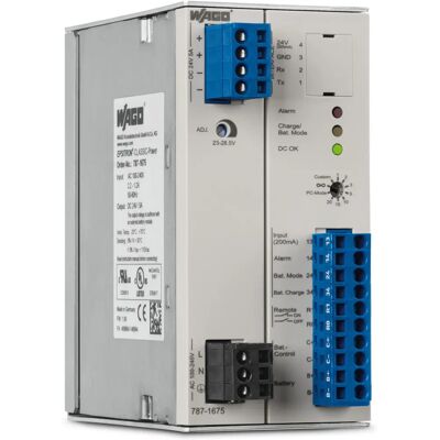 Fuente de alimentación Wago 787-1675 - 120 W, Gris Fuente de alimentación Wago 787-1675 - 120 W, Gris