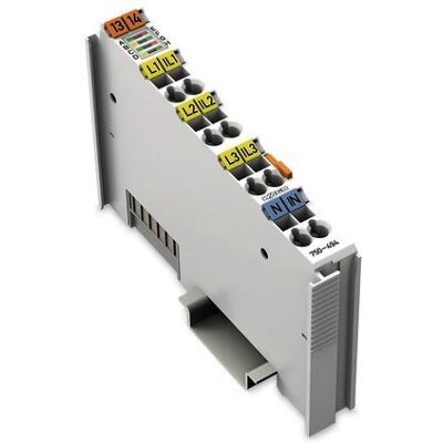 WAGO 750-494 Pinza de medición de potencia trifásica - Relé eléctrico WAGO 750-494 Pinza de medición de potencia trifásica - Relé eléctrico