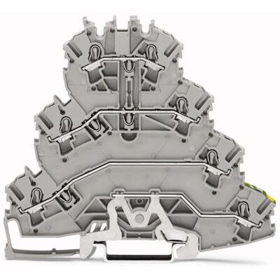 Wago 2002-4127 Terminalblock - 4-polig, 2,5mm², Grau Wago 2002-4127 Terminalblock - 4-polig, 2,5mm², Grau