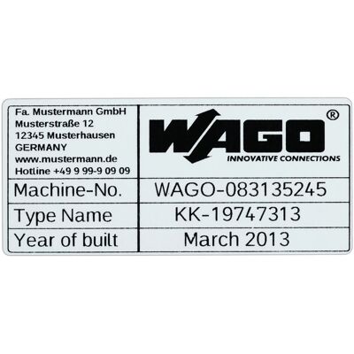 Wago 210-804 Terminalblockmarkierer - Haltbara Etiketten für Industrie Wago 210-804 Terminalblockmarkierer - Haltbara Etiketten für Industrie