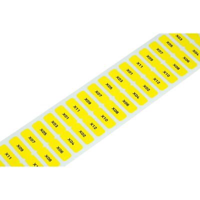 Wago 210-807 Gelbe Selbstklebende Etikett - Etikett für Drucker Wago 210-807 Gelbe Selbstklebende Etikett - Etikett für Drucker