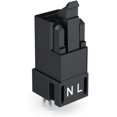 Conector eléctrico Wago 890-812 - 2 polos, 16A, Negro Conector eléctrico Wago 890-812 - 2 polos, 16A, Negro
