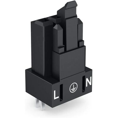 Conector eléctrico Wago 890-803 - 3 polos - Montaje vertical - Completo Conector eléctrico Wago 890-803 - 3 polos - Montaje vertical - Completo