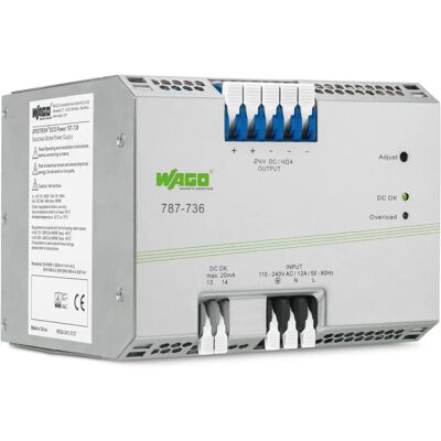 WAGO 787-736 Netzteil - 960 W, 24 V, Grau WAGO 787-736 Netzteil - 960 W, 24 V, Grau