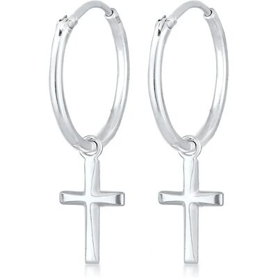 Julie & Grace 4050878569105 Silver Hoop Earrings - Earrings Julie & Grace 4050878569105 Silver Hoop Earrings - Earrings
