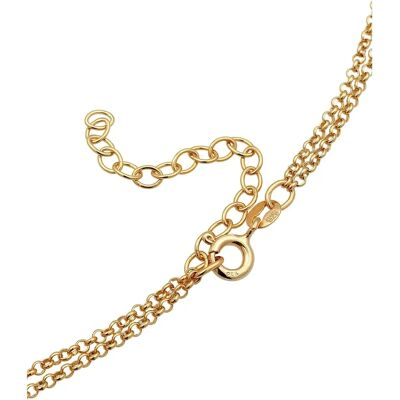 Elli Silber 925 Evil Eye Layer-Kette - Halskette Elli Silber 925 Evil Eye Layer-Kette - Halskette