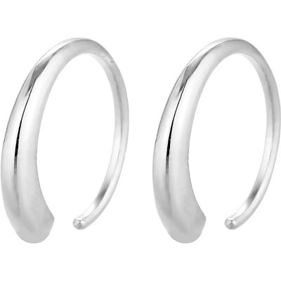 Elli Basic Creolen Geo Ohrringe - Silber Schmuck Elli Basic Creolen Geo Ohrringe - Silber Schmuck