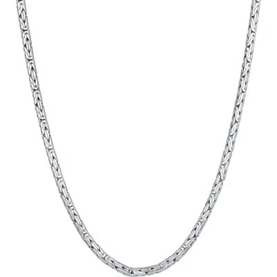 Kuzzoi Herren Kette - Rund 925 Sterling Silber - Lässiges Design Kuzzoi Herren Kette - Rund 925 Sterling Silber - Lässiges Design