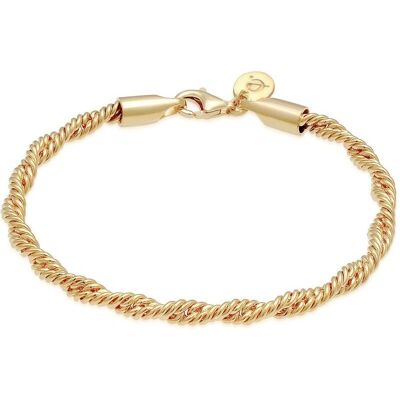 Elli PREMIUM Gedrehte Kordel Silberarmband - Armbänder Elli PREMIUM Gedrehte Kordel Silberarmband - Armbänder