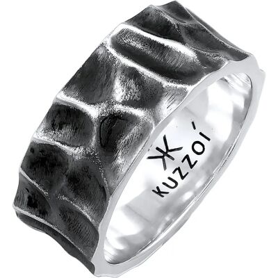 Bague en Argent Sterling 925 KUZZOI - Homme - Publicité Bague en Argent Sterling 925 KUZZOI - Homme - Publicité