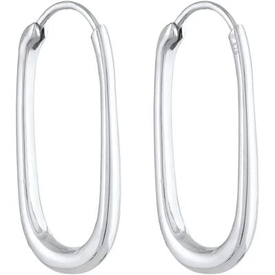 Elli PREMIUM Silber Ovale Ohrringe - Zeitloser Schmuck Elli PREMIUM Silber Ovale Ohrringe - Zeitloser Schmuck