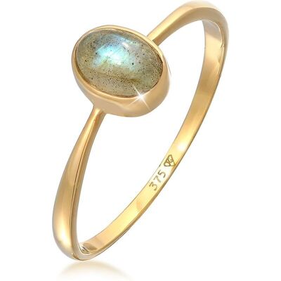 Elli PREMIUM Labradorit Goldring - Größe 54mm - Elegant Schmuck Elli PREMIUM Labradorit Goldring - Größe 54mm - Elegant Schmuck
