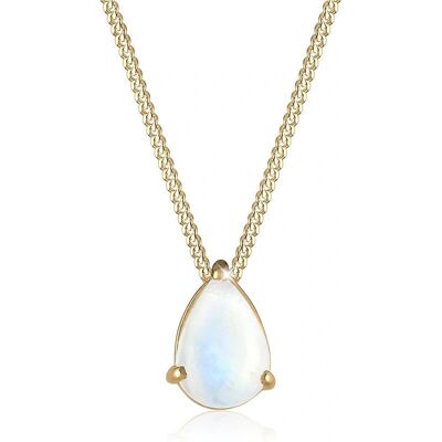 ELLI Sterling Silber Mondstein Halskette ELLI Sterling Silber Mondstein Halskette